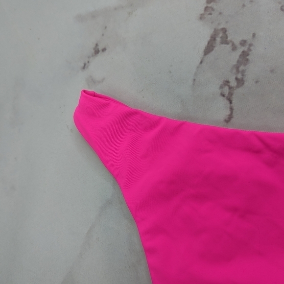 Good American Swim Bottom Women Hot Pink Better Cheeky Bikini Always Fit - Picture 7 of 10